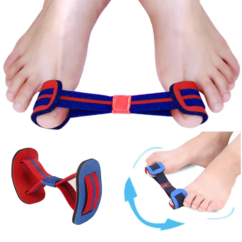 1PCS Hallux Valgus Corrector Belt Recovery Training Exerciser Strap Toe Separator Splint Stretcher Orthosis Foot Care Tools