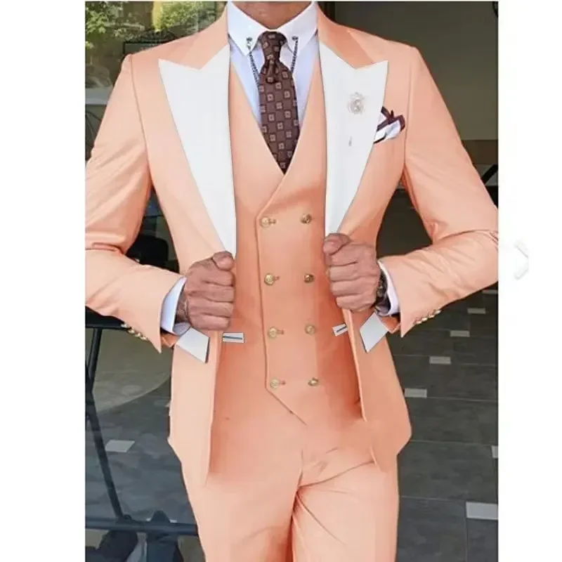 New Arrival 2024 Men\'s Formal Suit with Plus Size Options for Wedding Parties Trajes Elegante Para Hombres Trajes De Hombre