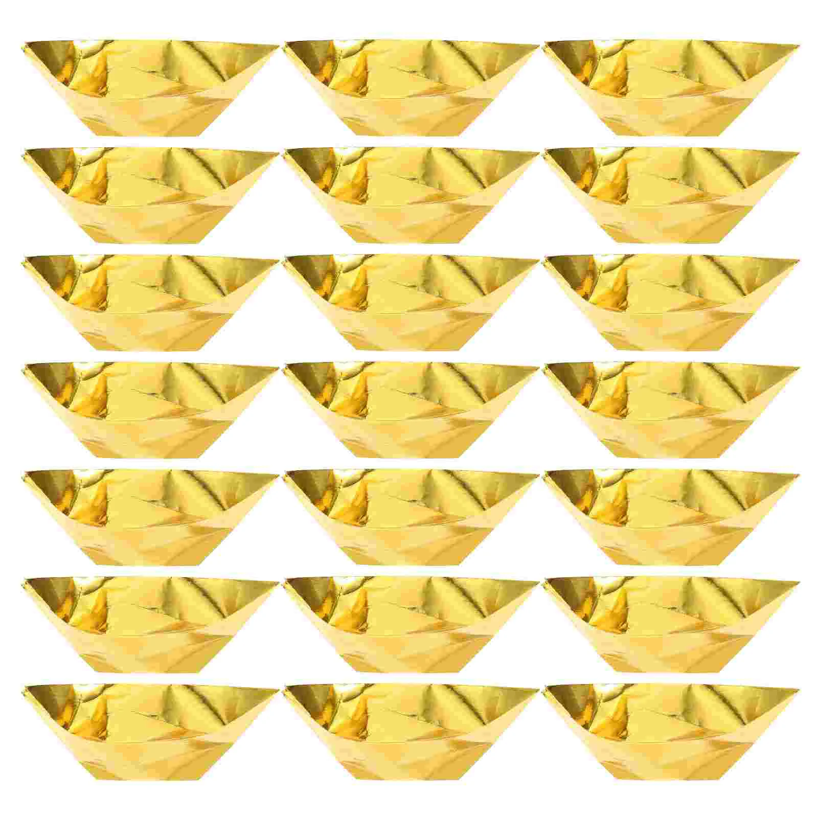 Worship Paper Complete Sizes Sacrificial Supplies Handmade Ingot Tulip Baking Cupcake Liners Golden