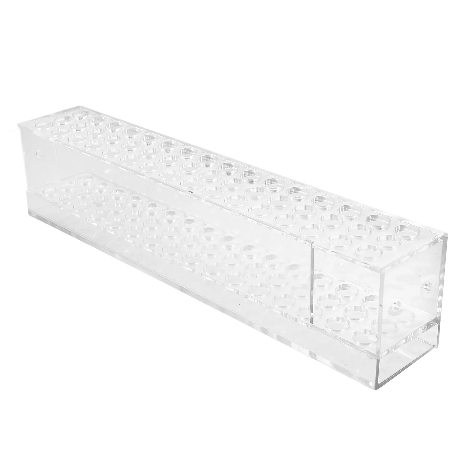 

Acrylic Pen Holder Display Stand 48 Holes Clear Storage Rack Desk Organization Paint Brush Holder Pen Pencil Stand