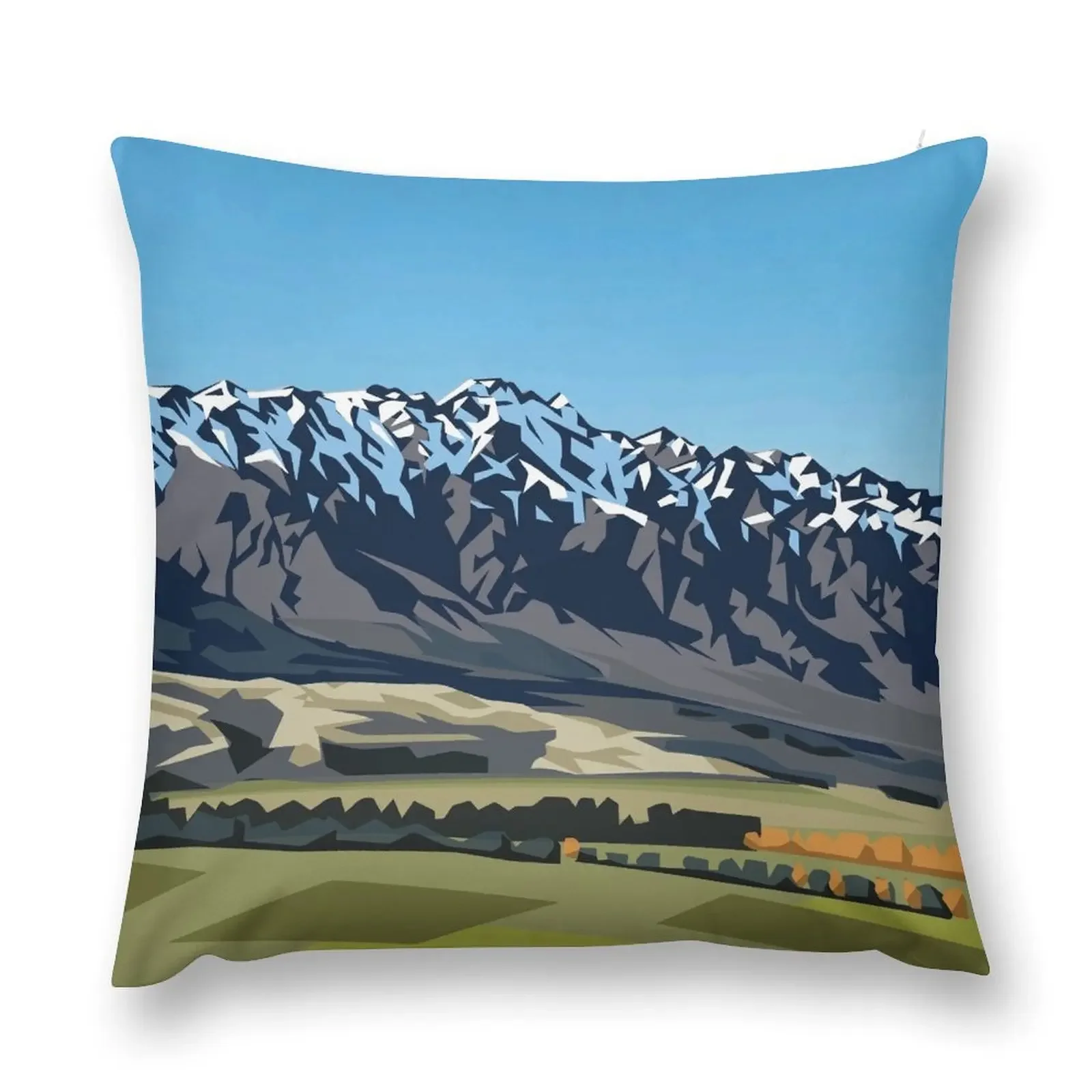 The Remarkables/Kawarau mountain range Throw Pillow Pillow Case Christmas Throw Pillow Covers