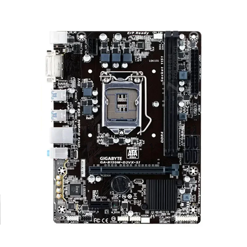 1151 Asus B250M-V3 + CPU Intel Core i5 6500 Kit placa-mãe DDR4 32GB PCI-E 3.0 DVI Desktop placa-mãe de canal duplo