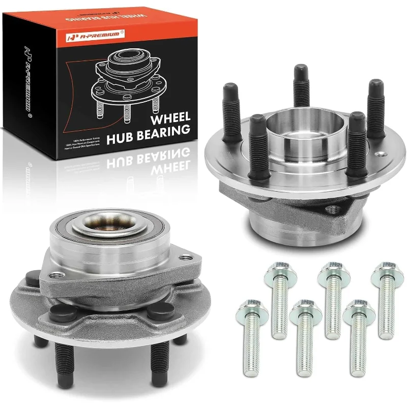 

A-Premium 2 x Front Rear Wheel Bearing and Hub Assembly with Bolt 5-Lug Compatible with Chevrolet GMC Buick Cadillac Saab Model