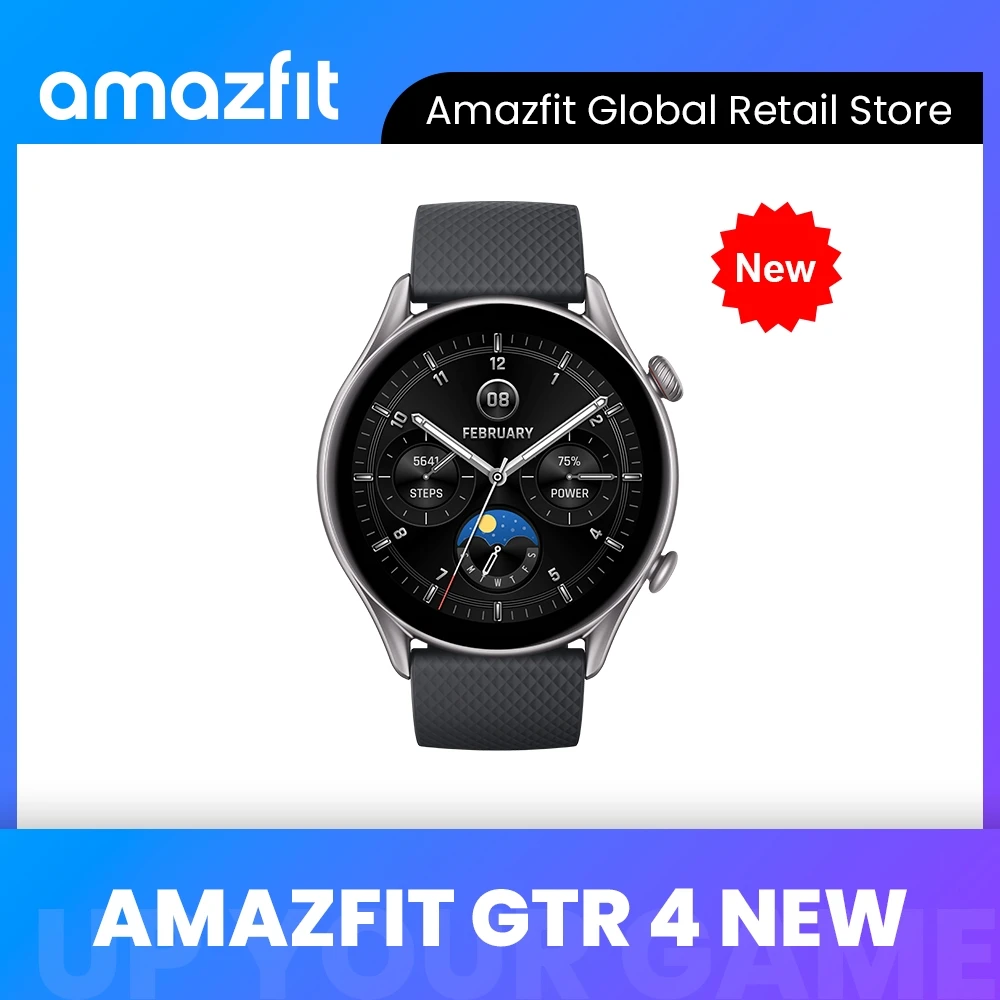 Новые умные часы Amazfit GTR 4 NEW GTR4 NEW GTR-4 НОВЫЕ 46 мм 150+ спортивных режимов Смарт-часы с 12 днейми автономной работы для IOS Android