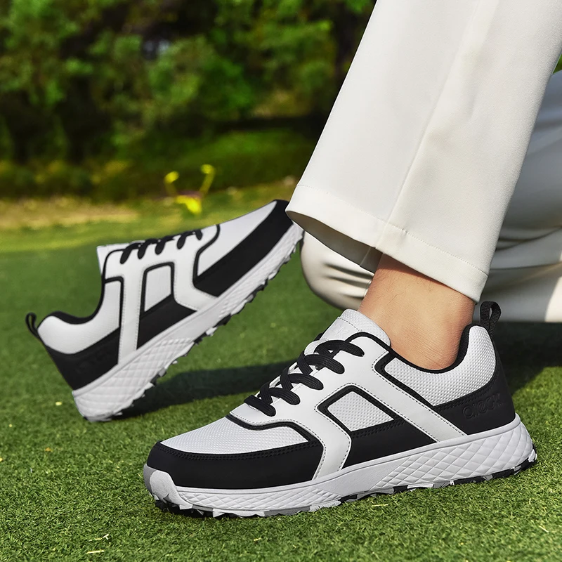 Golf Shoes Four Season Anti Slip Wear-resistant Training Outdoor Indoor Sneakers Casual Fashionable Lace Up Sports Boots