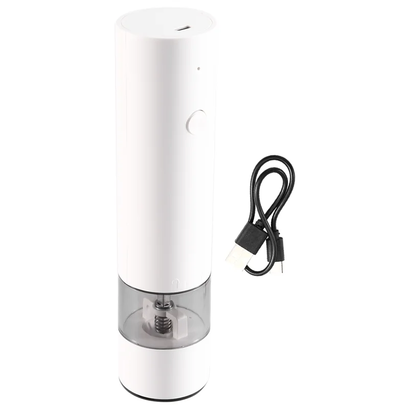 AB43-مجموعة مطحنة الملح والفلفل الكهربائية القابلة لإعادة الشحن، مطحنة الفلفل الكهربائية المريحة