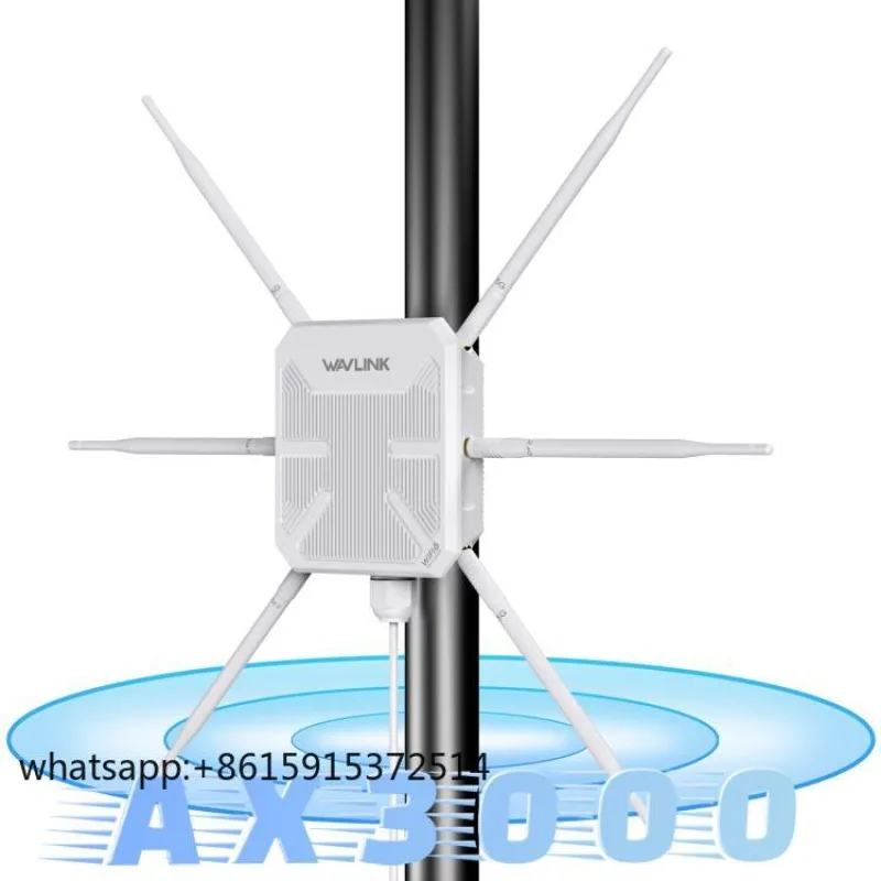 

TLCRETE WAVLINK WN588HX3 AX3000 Dual Band Outdoor WiFi Extender with 6 Antennas New Arrival Home WiFi Repeater