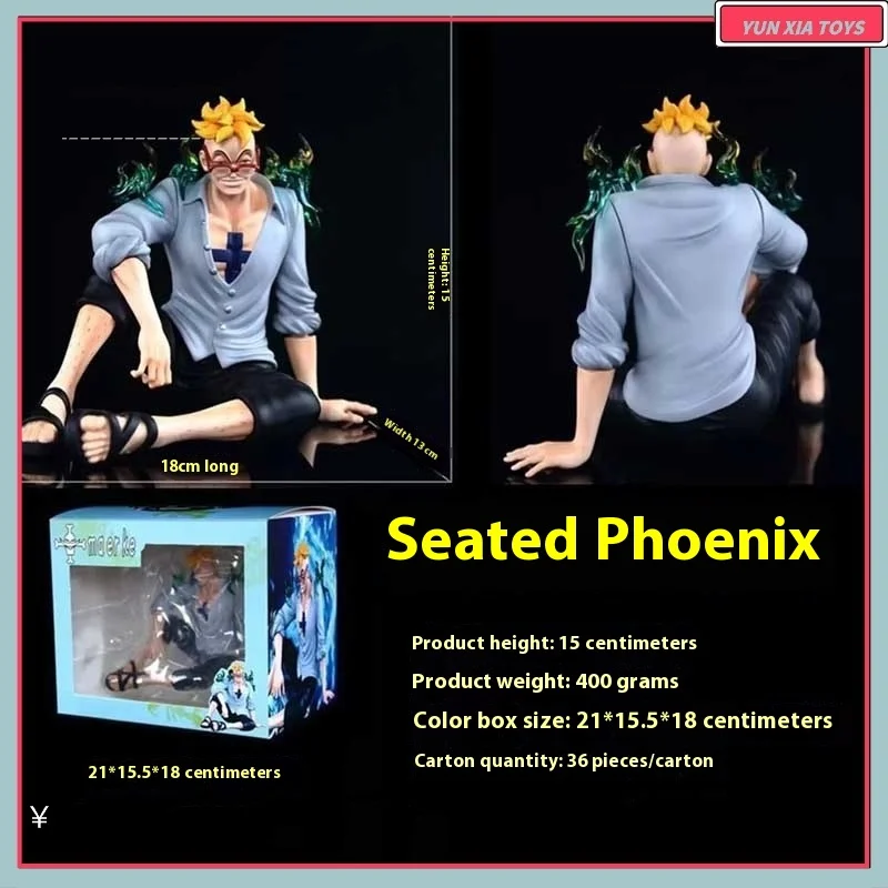 

Marco Sitting The Secular Bird 15cm Scene Statue Figure One Piece Gk Anime Model Ornaments Doll Toys Collection Periphery Decor