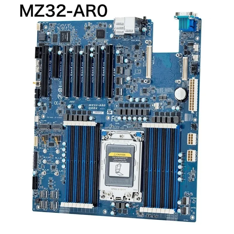 For Gigabyte MZ32-AR0 Motherboard MZ32-AR0 REV:1.0 DDR4 Socket SP3 Mainboard 100% Tested OK Fully Work Free Shipping