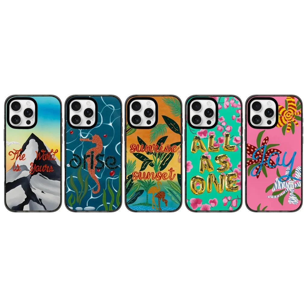 

Mountain Acrylic Border Magnetic Phone Case Cover for IPhone 12 13 14 15 16 17 Pro Max Case