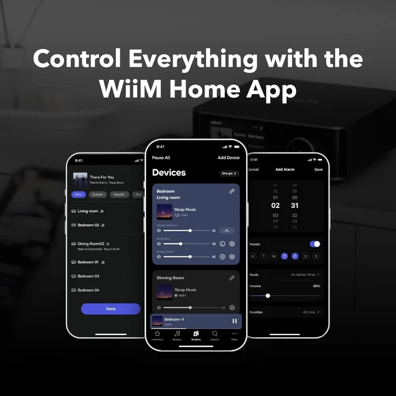 Ultra مع جهاز تحكم عن بعد صوتي 2، مضخم بث 100 وات مع قسط ESS ES9039Q2M DAC ومزدوج TI TPA3255 أمبير مدمج RoomFit #5