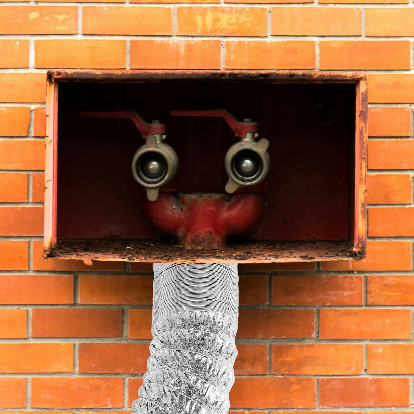 

High Temperature Resistant Aluminum Foil Air Pipe Ventilation Hose Dryer Duct Exhaust