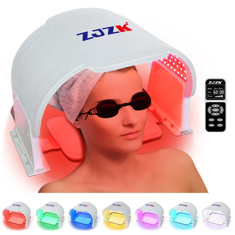 ZJZK Red3 Light Mask 660nmx330chips Infrared Face Red Light Therapy 850nmx330chips+940nmx330chips For Body Balance Water And Oil