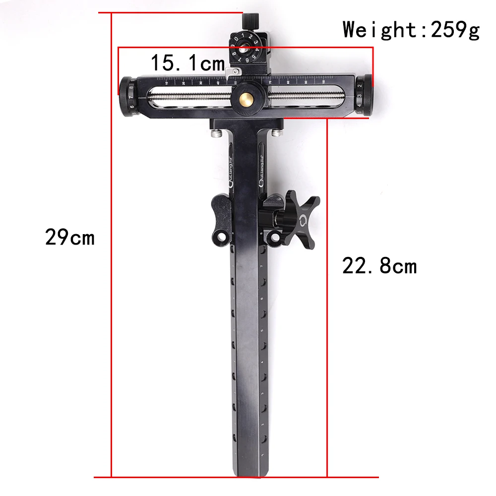 Łuk refleksyjny celownik z regulacją w cztery strony materiał ze stopu aluminium strzelectwo sportowe akcesoria Hunitng