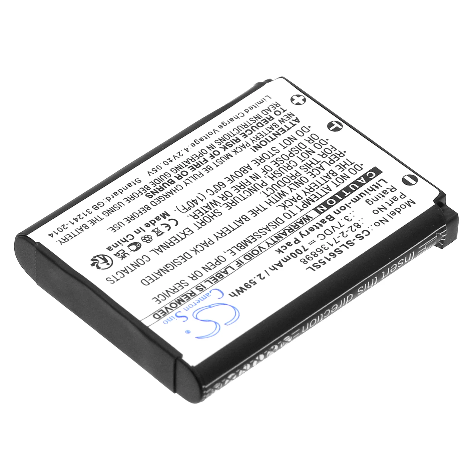 Battery for SteelSeries 61527,Arctis Nova Pro PN:82-2-7136898 (700mAh) 3.7V