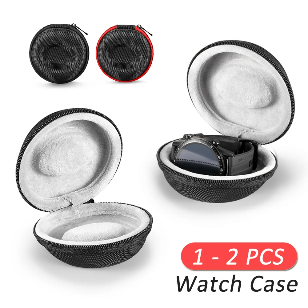 Watch Travel Case Portable Storage Box Single Watch Shock Impact-resistant For Wristwatches Smart Watches,For Apple iWATCH 1-2pc