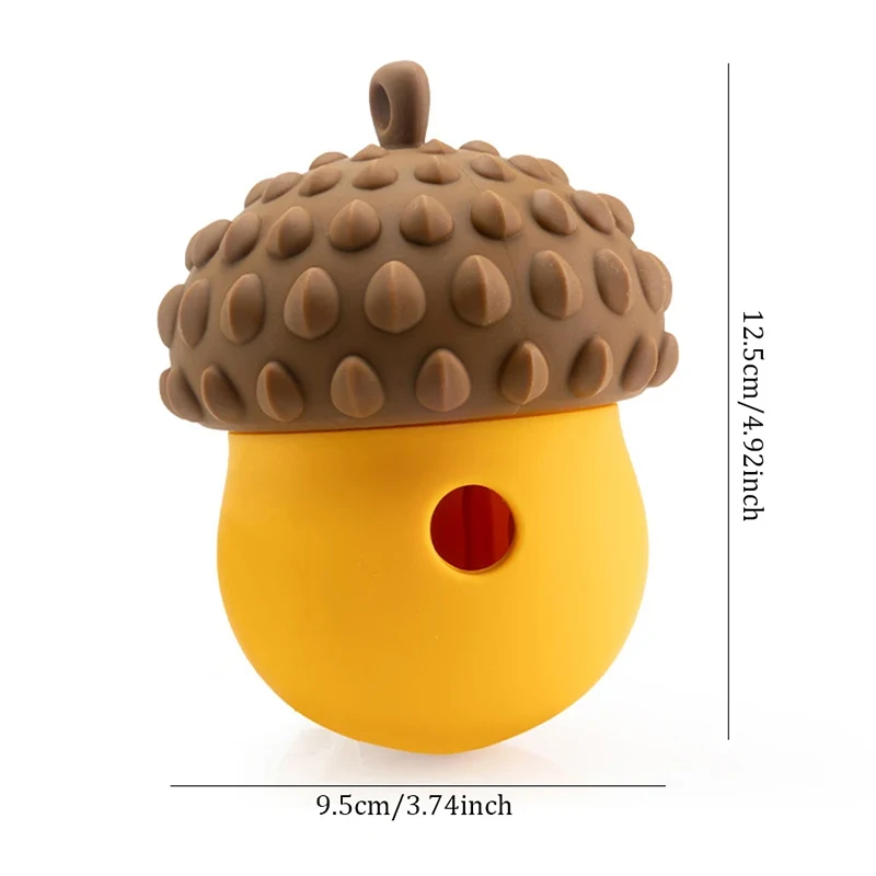 Dog Toys Leaking Food Ball Funny Interactive Pet Slow Feeder Bowl Puzzle Toy Pinecone Pet Tooth Cleaning Chew Toys Pet Supplies