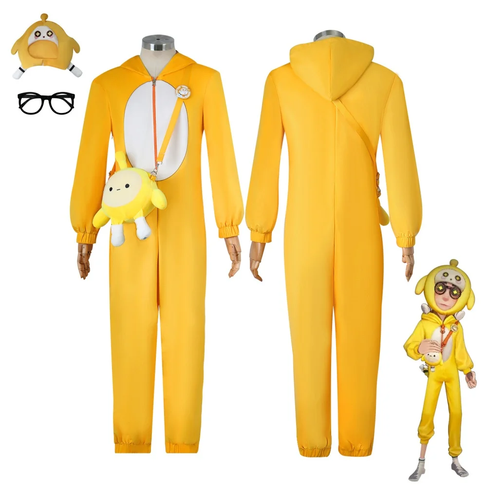 Lucky Guy Cosplay Game Costume Anime Little yellow duck, good friend Skin Halloween Party Suit