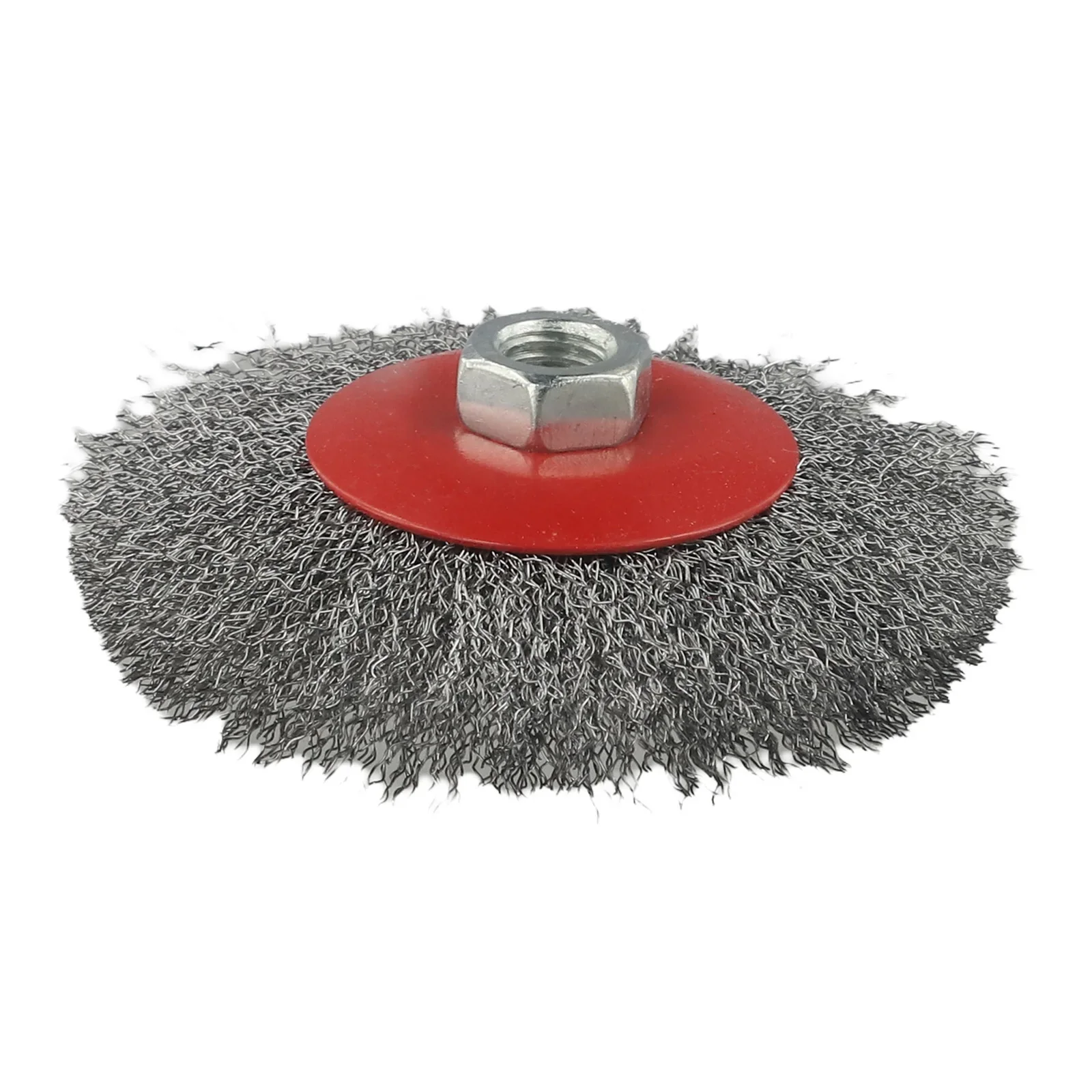 115mm Wire Bevel Brush 0 3mm Diameter Crimped Metal Wire With For M14 Thread For Angle Grinder Rust Paint Removal