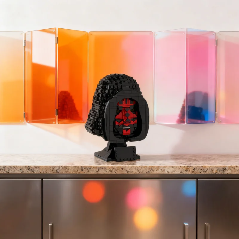 

Конструктор MOC «Голова Дарта Мола» (902 детали), модель для сборки, креативный подарок, коллекционный декор для детей и взрослых, премиум-класс