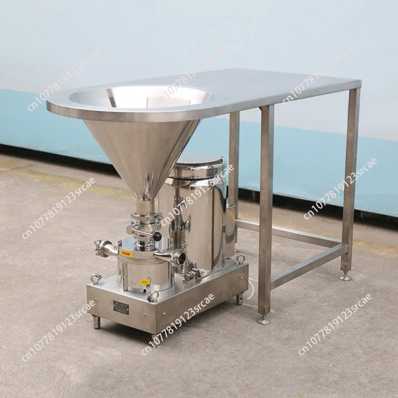 Stainless Steel High Pressure Centrifugal Liquid Powder Mixing Pump with Hopper for Cocoa and Sugar in Milk