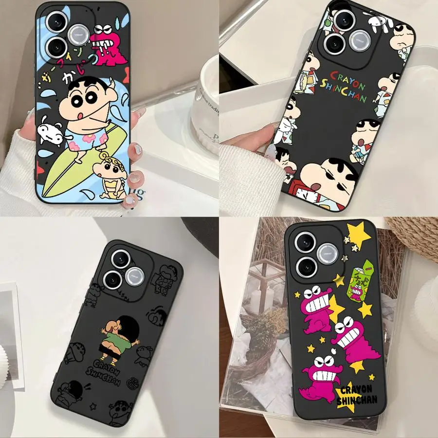 Chibi Art Q Shin-Chan Case for Honor 600 Lite X7 X8d X9a X9d 8X X6 X8 X9c 70 90 X5b Phone Cover X6d 200 400 Magic5 X7d