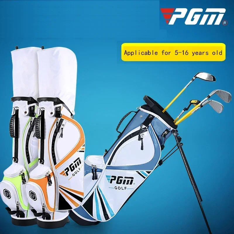 PGM-bolsa de Golf Premium para niños, soporte ligero para bolas, bolso con correa de hombro para jóvenes, calidad multifuncional