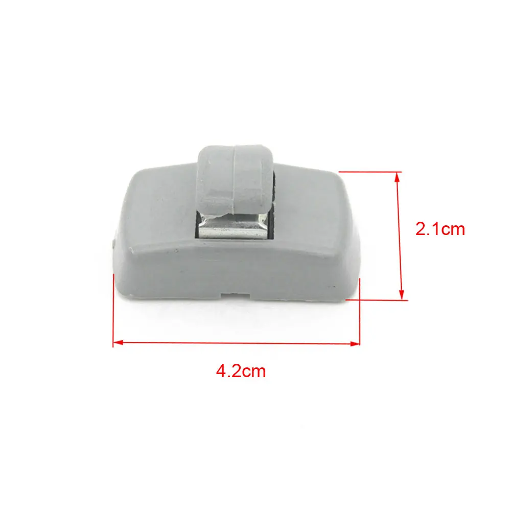 Crochet de fixation pour pare-soleil en plastique Beige, 2 pièces, accessoires de voiture pour VW Golf Jetta MK4 Passat