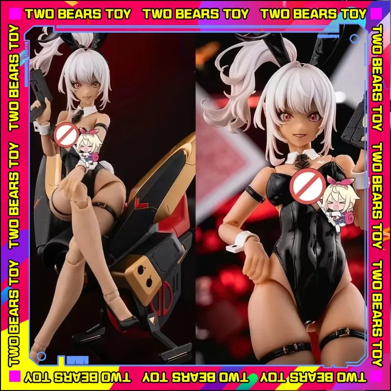 

Original RA-01B Snail Shell 1/12 Aileen Black Special Edition Rabbit Girl Whirlwind Rabbit Locomotive 6in Action Figures Body