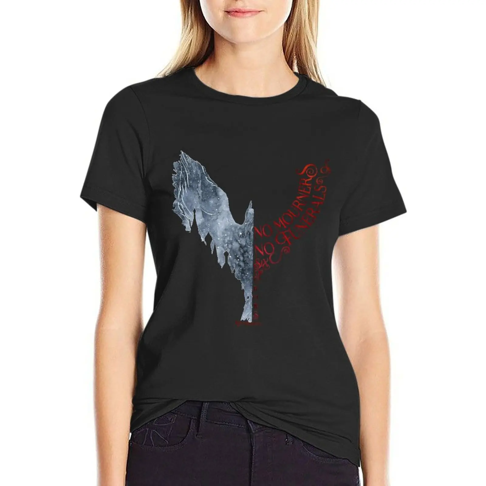 

no mourners v1 T-Shirt plain customs female korean Women's clothes