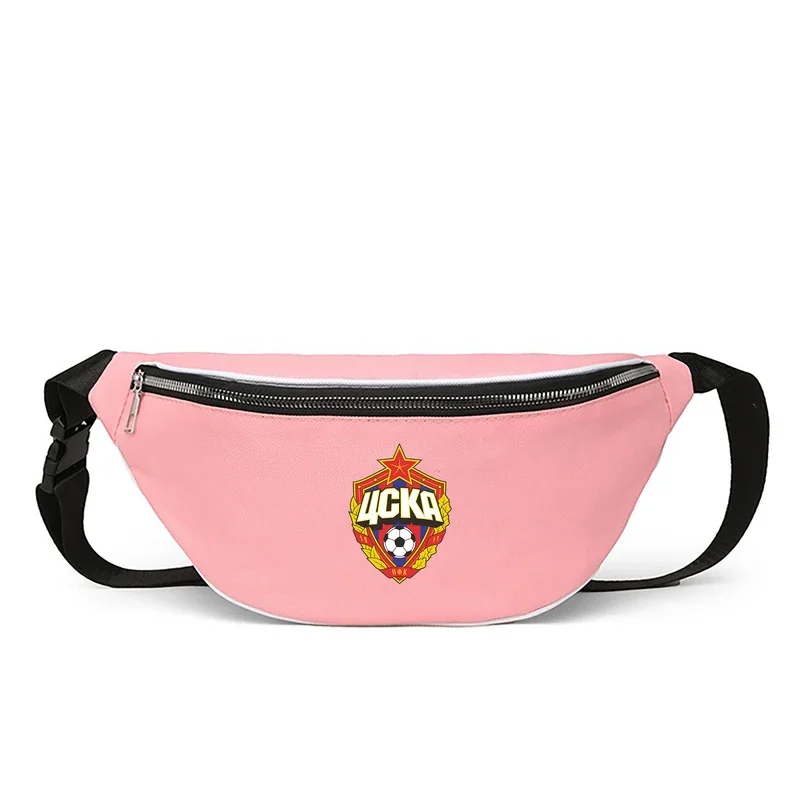 CSKA Mosca Marsupio Borsa a tracolla Borsa a tracolla Borsa a tracolla Moda Casual Sport Zaino Icone di supporto Immagine personalizzata YB-028