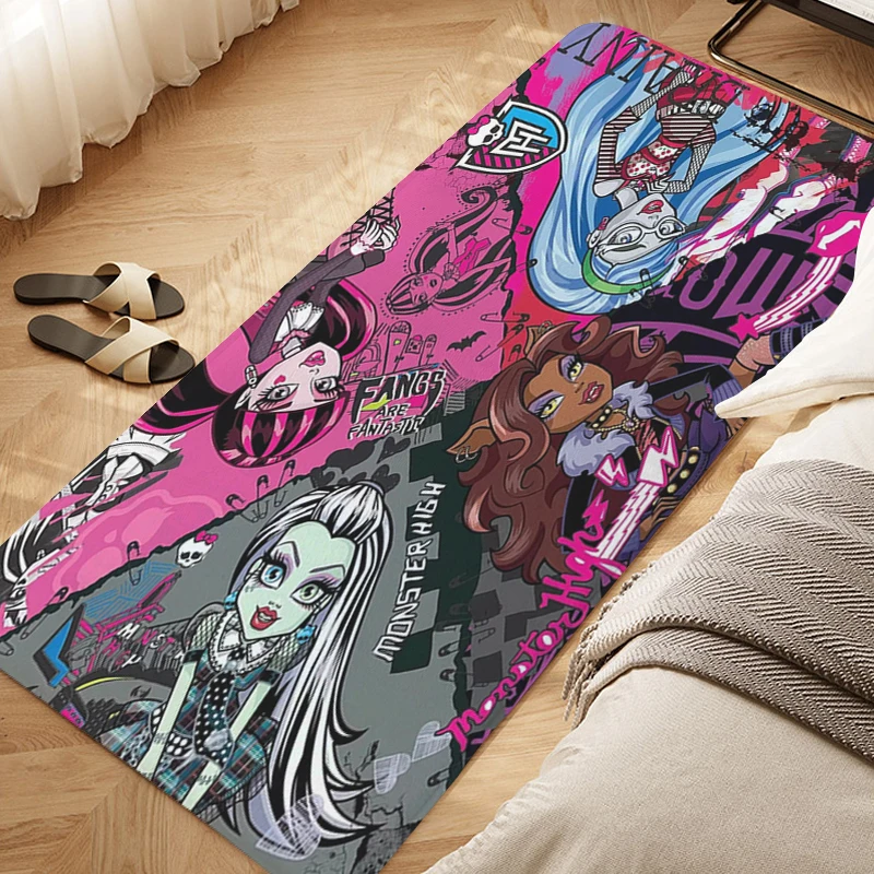 Bedroom Rug D-Draculauras Balcony Porch Foot Mat Non-slip Hallway Room Floor Carpet House Entrance Mat Custom Doormat Home