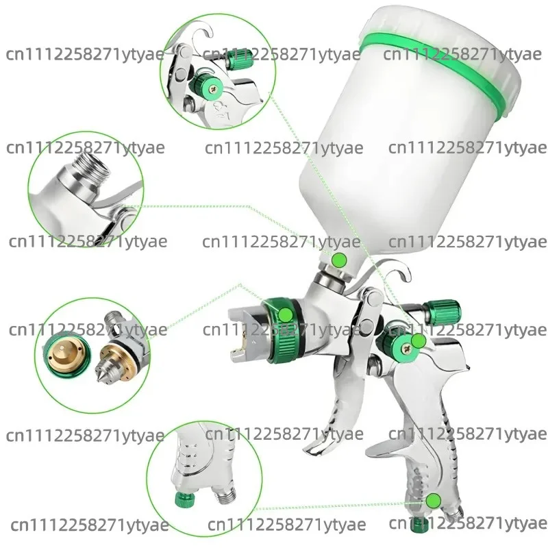 Professional Auto Repair Tools HVLP 600cc 1.4mm Nozzle Cheap Gravity Manual Air Gun OEM Service Automatic Auto Painting