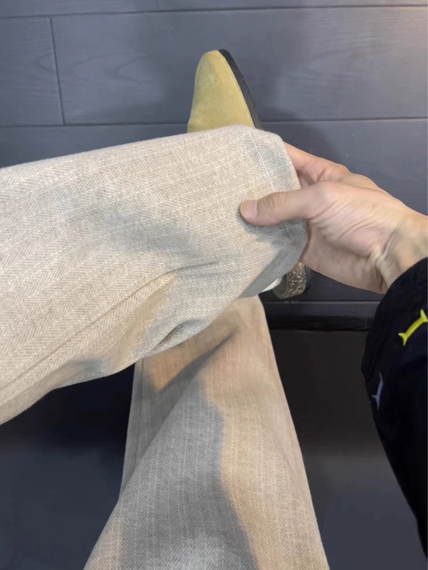 

Мужские зимние брюки American Stripe Thiened Fce: прямые, широкие, из шерстяной ткани, для повседневной носки, для молодежи