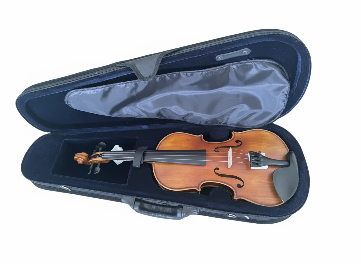 Beginner Violin Model VL3 Matte Finish Wholesale Price Solid Spruce Top/Sides Wood Back Ebony Fingerboard