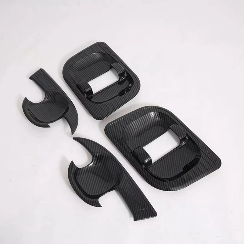 For Toyota Hiace Sixth Generation (H300) 2019-2022 Accessories Parts Carbon Fiber Style Door Handle Bowl Cover Cup Cavity Trim