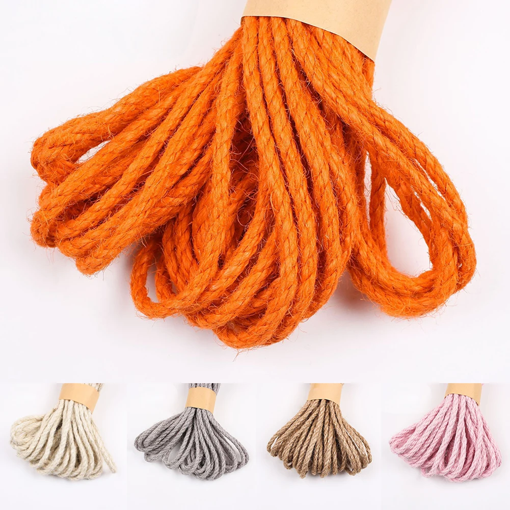 

Jute Twine For Cat Tree Tower Cat Scratcher Replacement Rope For Scratching Post Crafts Gardening Hammock Home Decor (33FT)