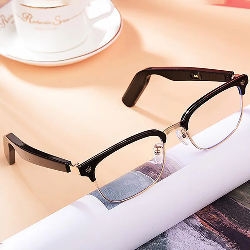 Revoltify Your Vision Smart Glasses, Bluetooth sem fio, inclui tecnologia anti-luz azul, capacidade de falar