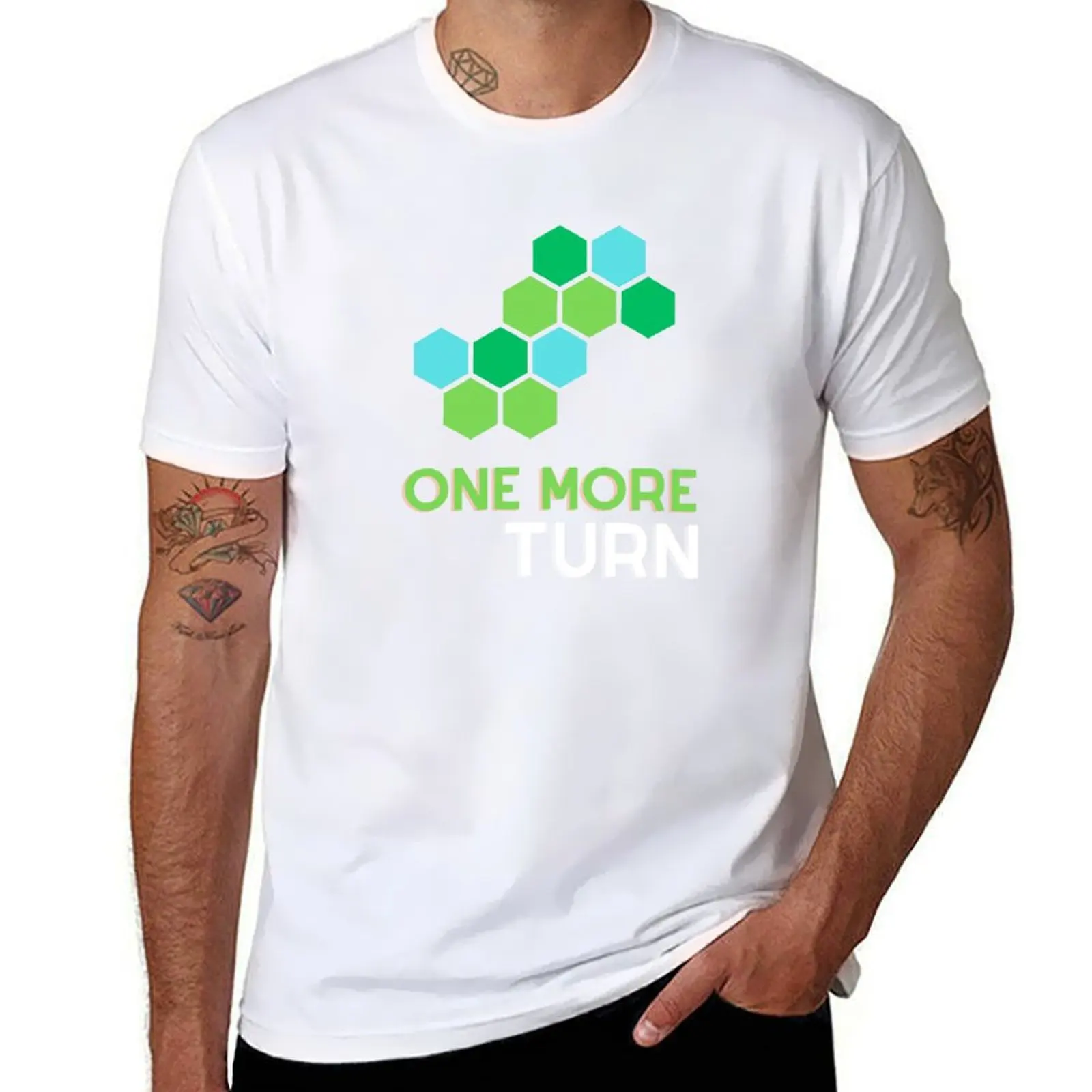 

One more turn T-Shirt t shirts for man slim fit black cotton t-shirt plain for man package T-Shirt