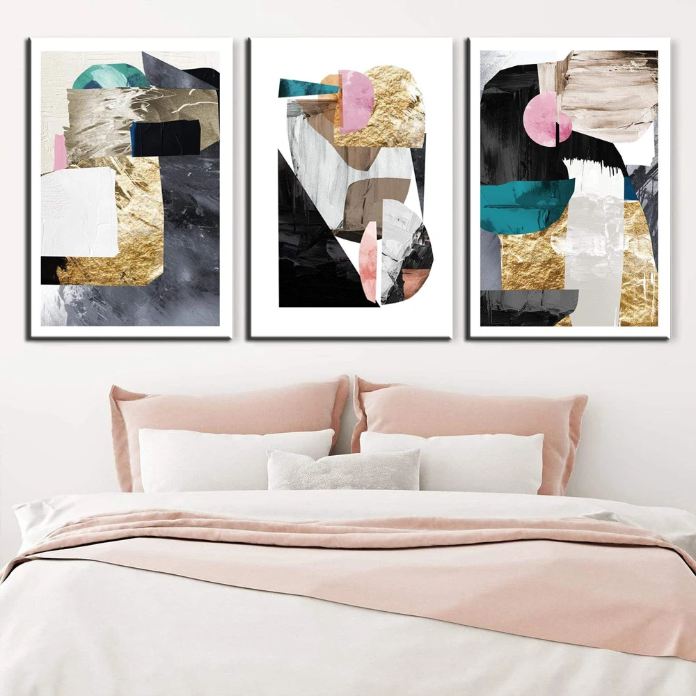 Wall Art Montage Canvas Decor Print Living Room Picture Painting Artwork Bedroom Mural Modular Home Decoration Framework