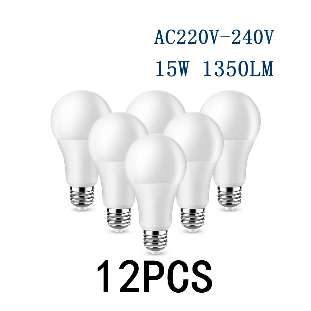 Best-selling LED bulb 220V 15W warm white light high light efficiency no stasmoscopic for office kitchen study