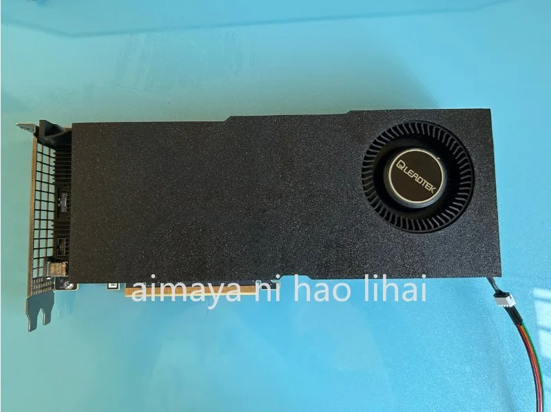 AMD Mi50 Graphics Card Cooling Modification Kit with Built-in Turbo Fan White Black Blue RGB GPU Cooler Replacement