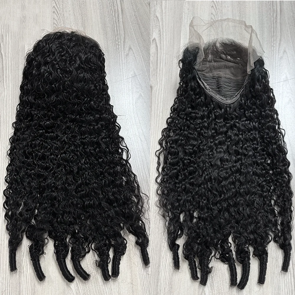 13x6 HD الدانتيل الجبهة خصلات الشعر المستعار الإنسان 200 الكثافة البورمية شعر بشري مجعد الباروكات اللون الطبيعي خصلات الشعر المستعار الإنسان للنساء 46 بوصة