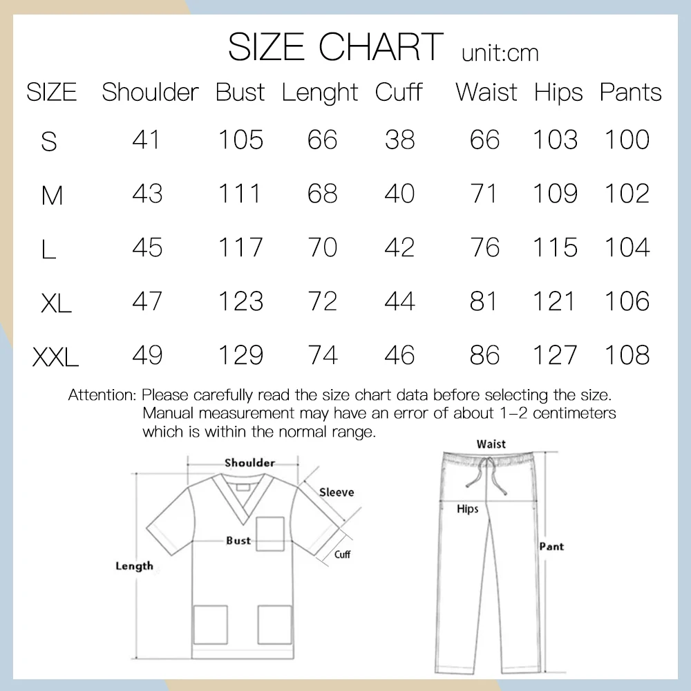 Scrubs Medical Uniforms Women Nurse Uniform Thin Breathable Medical Scrub Tops Elastic Scrubs Pants Doctor Workwear Spa Overalls