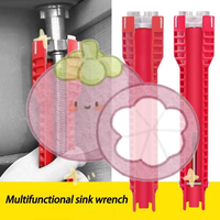 14-in-1 Multi-Function Sink & Faucet Repair Wrench - Durable ABS, Anti-Slip Long Handle For Kitchen & Bathroom Plumbing