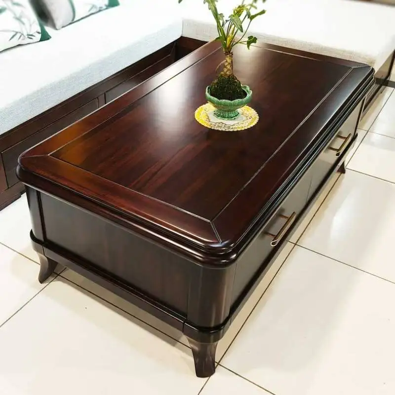 High Design Brown Coffee Tables Modern Classy Wood Designer Coffee Tables Living Room Center Lateral Table Basse Luxe Furniture