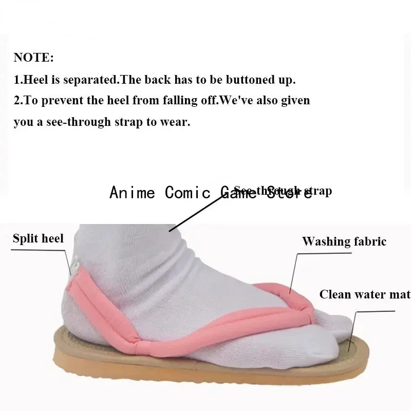Kamado Tanjirō Nezuko Agatsuma Zenitsu Kanroji Mitsuri Tokitou Muichirou Cosplay Schoenen Kimono chanclas zapatillas Geta