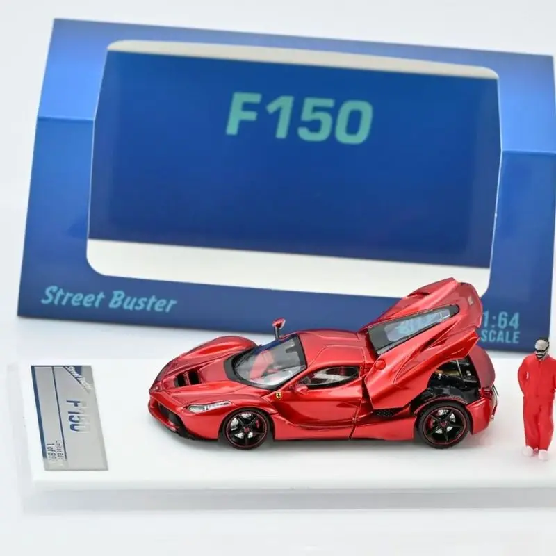 Street Buster 1/64 Ferrari LaFerrari F150 Lewis Hamilton 's personal car Diecast Car Model Alloy Simulation Collection Toy Gift view 6
