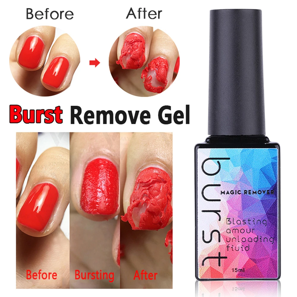 Quick Nail Gel Polish Remover Permanent Enamel Remover Burst Nail Gel Clean Remover Soak Off Primer Cleaner Nail Degreaser