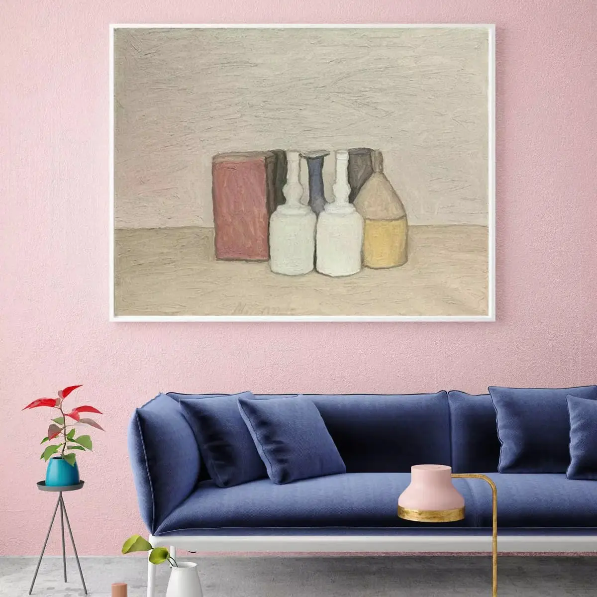 Oil Painting Reproduction On Linen Canvas Natura Morta Still Life By Giorgio Morandi Muted Neutral Tone Classic Artwork  GM017